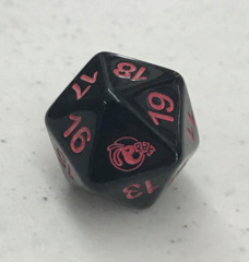 Pink Bunny Games Spindown 20 sided die